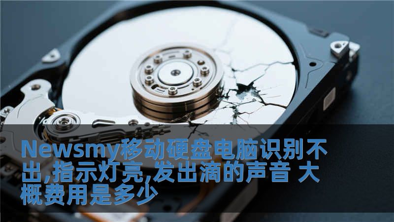 Newsmy移動硬盤電腦識別不出,指示燈亮,發(fā)出滴的聲音 大概費用是多少